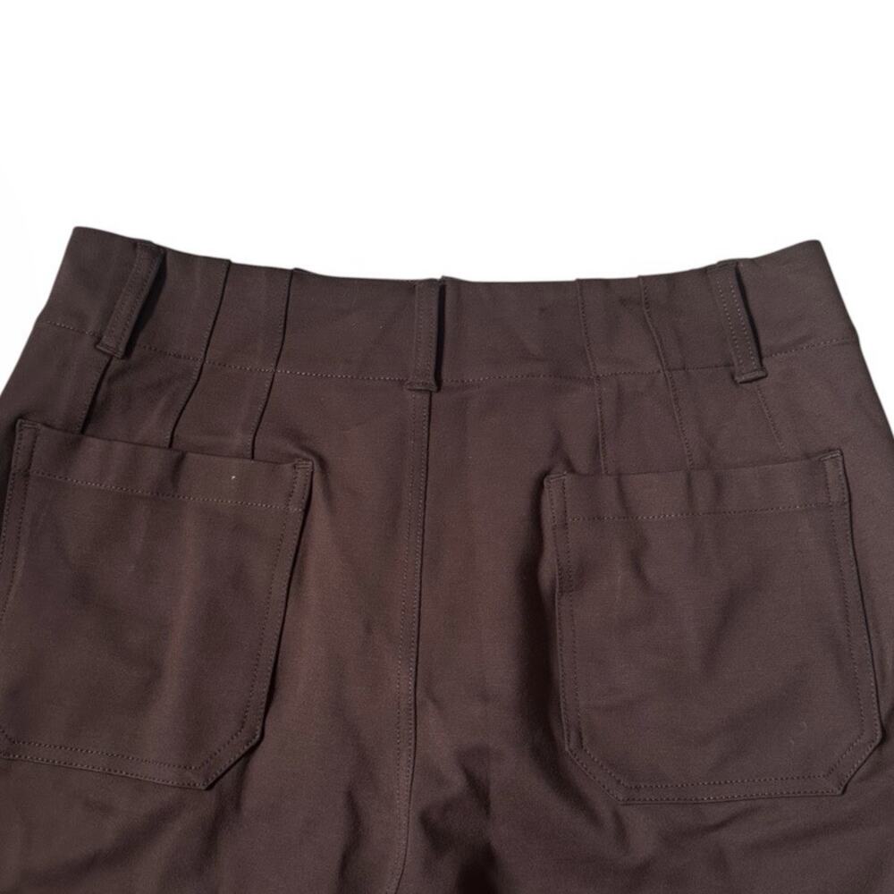 Maeve Anthropologie The Colette High-Rise Wide-Leg Pants Size 32 Brown | 29-21 - Picture 4 of 9